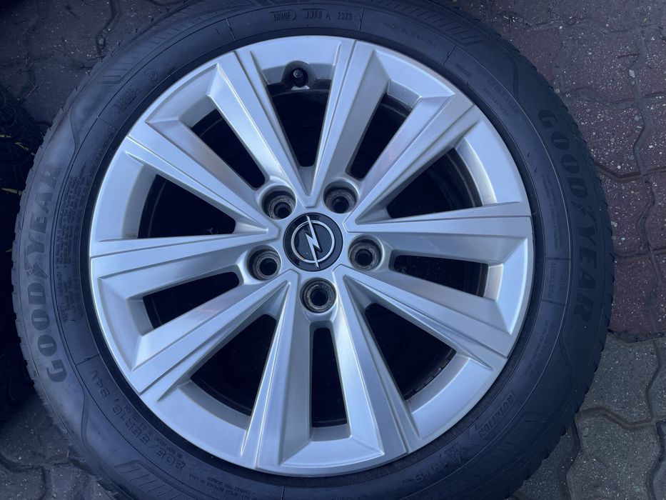 Alufelgi astra L, 16 cali, 5x108 + opony wielosezon 23 rok!