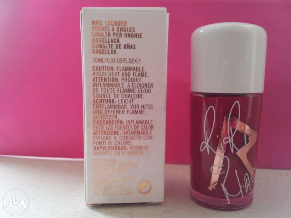 Mac cosméticos verniz riri woo colecção da rihanna