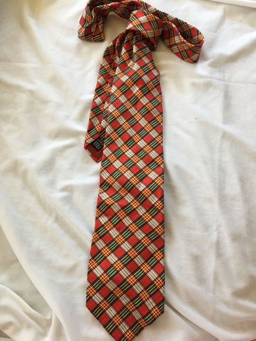 Carlo Palazzi, krawat jedwabny, silk