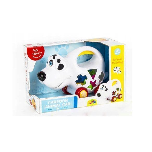 Edukacyjny Sorter Piesek Z Klockami Układanka 18M+