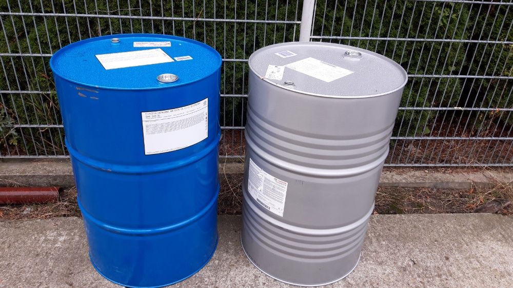 NOWA Beczka Beczki 200L niebieska szara deszczówka do ogrodu