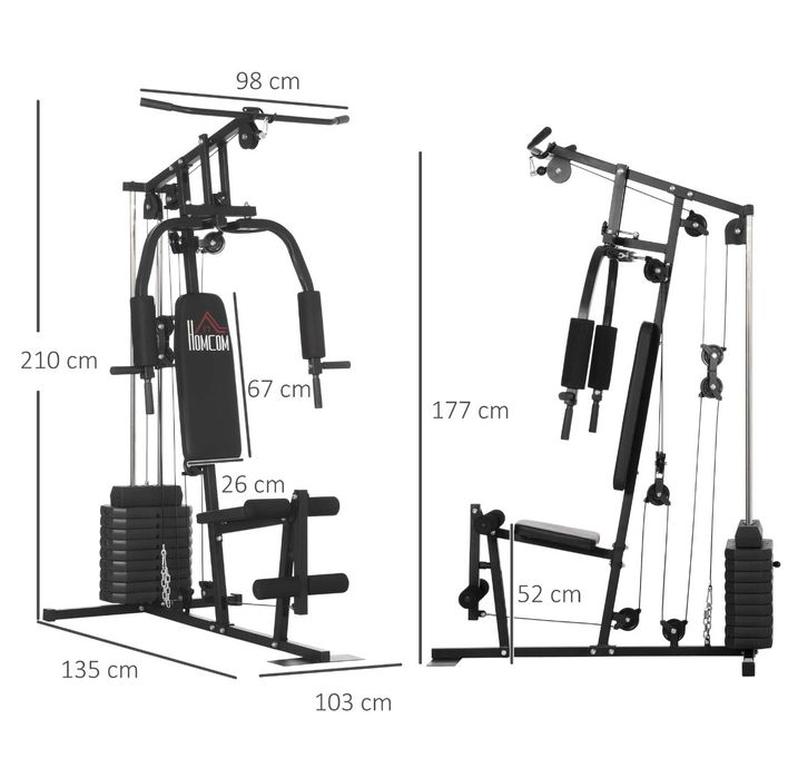 Máquina Muti-estação Máquina de Musculação - Treino em Casa - nova