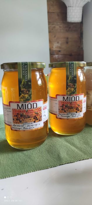 Miód z Pasieki, prawdziwy-  zbiór 2025