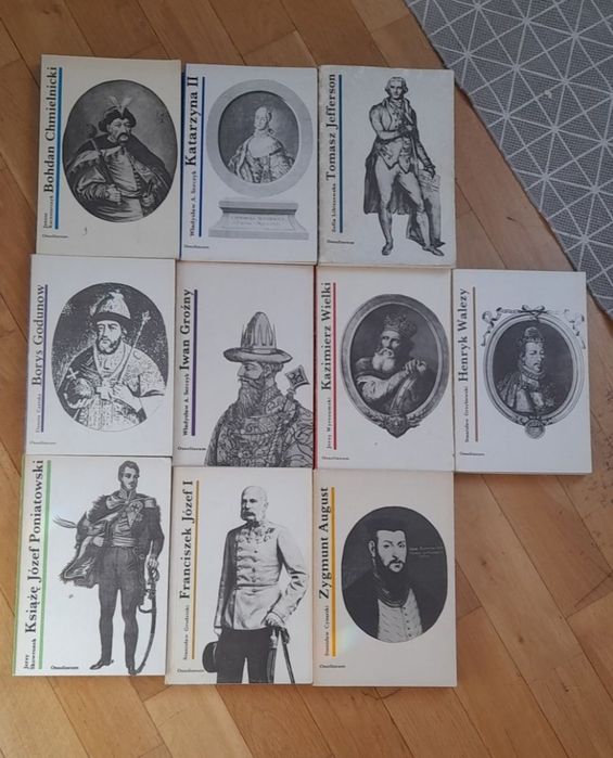 Zestaw książek Ossolineum biografie władców Kazimierz Wielki Iwan