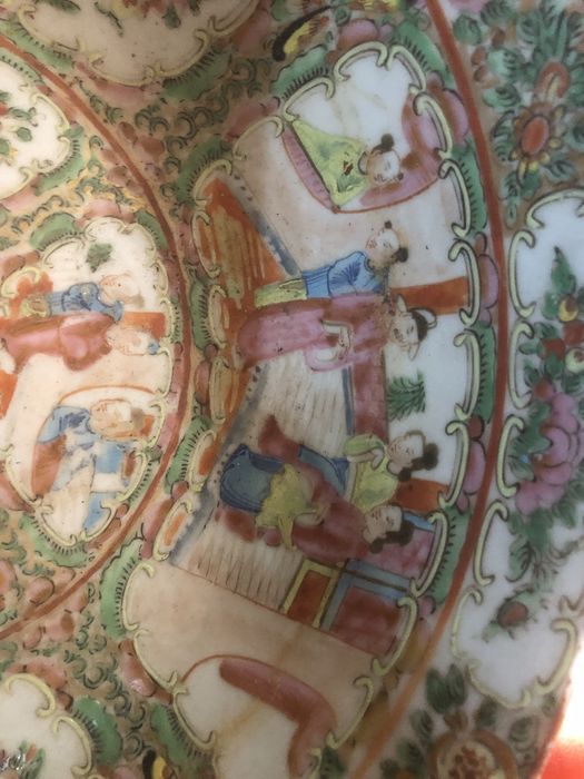 Taca em porcelana mandarim