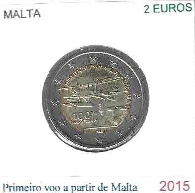Malta - - - - - Moedas Comemorativas de 2 Euros