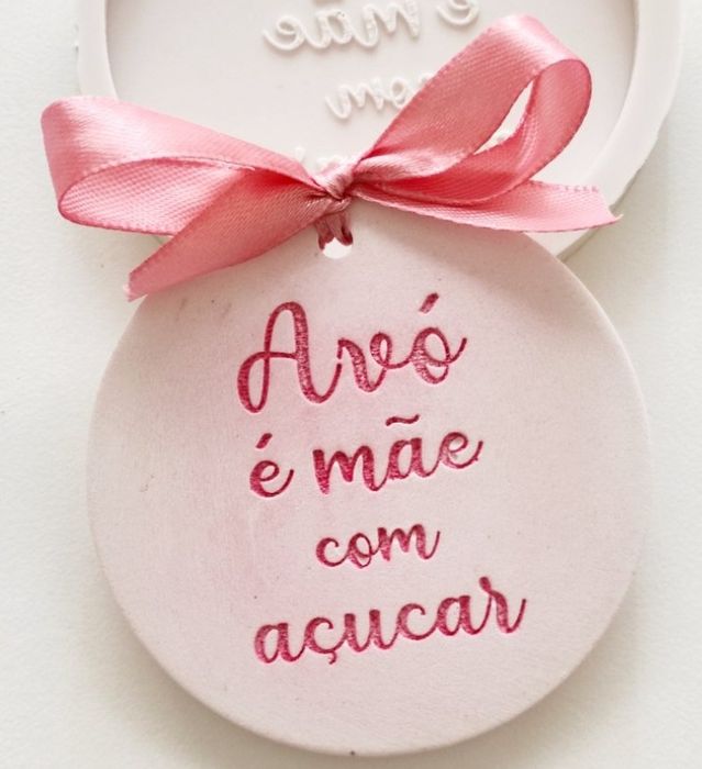 Peça em gesso perfumado Mãe