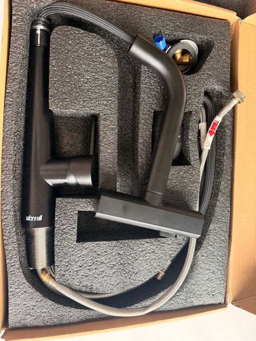 Bateria kuchenna z wyciągana wylewka 2w1 + GRATIS