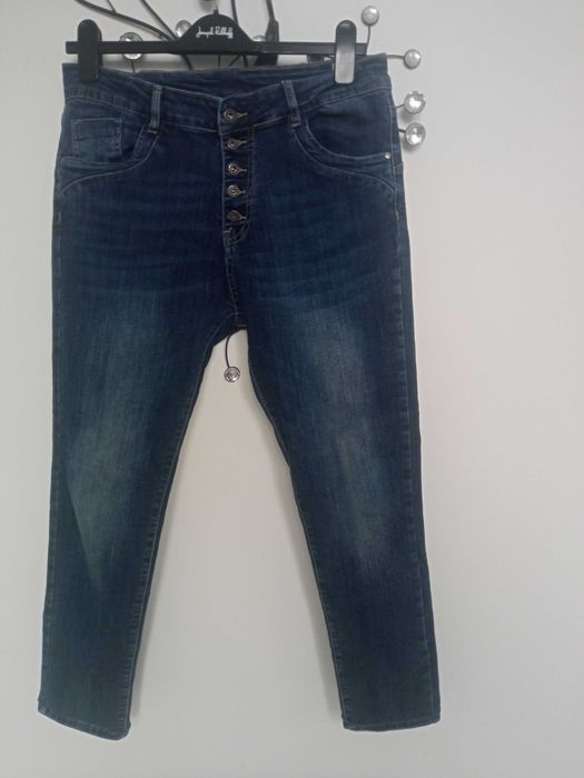Melly & Co damskie spodnie jeans r L pas 80-90cm