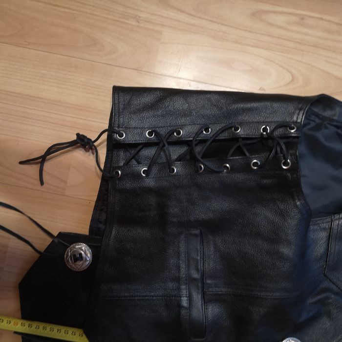 Kamizelka motocyklowa 4XL Real Leather