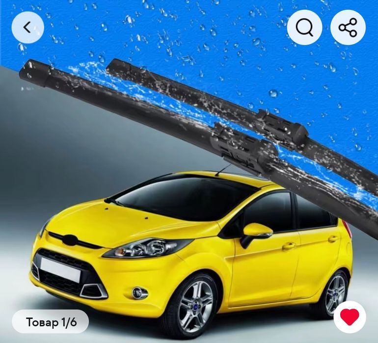 Передні двірники Для Ford Fiesta MK6 2008-2016