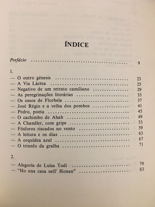Eduardo Prado Coelho/ Saramago/Mário Cláudio/ Rentes de Carvalho