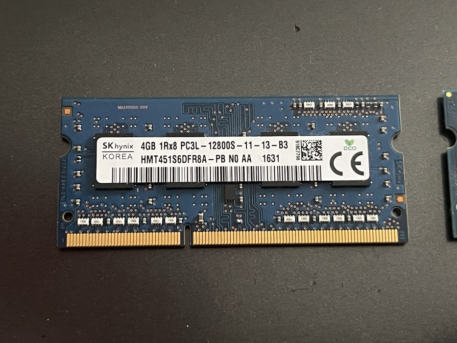 8gb DDR3L 2x4 для ноута
