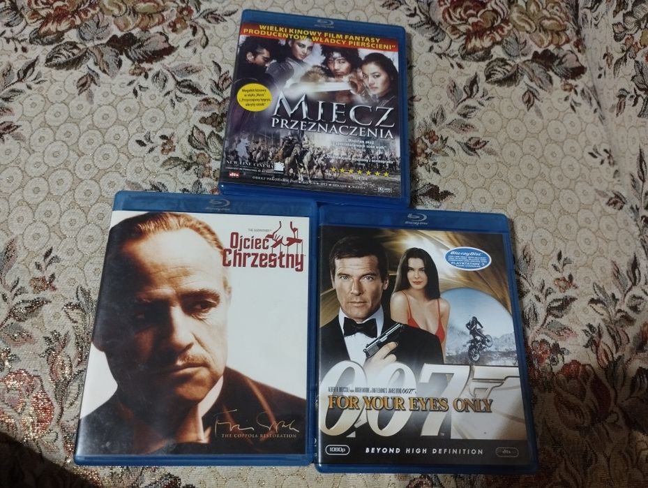 Zestaw filmów blu Ray