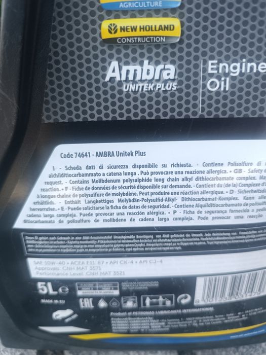 Olej silnikowy ambra 10w 40