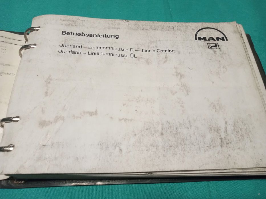 MAN Lion s Comfort Autobus Międzymiastowy Instrukcja Obsługi Książka