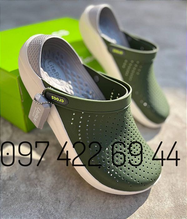 Чоловічі сабо Крокс Crocs LiteRide Clog Navy/Pepper Crocs LiteRide