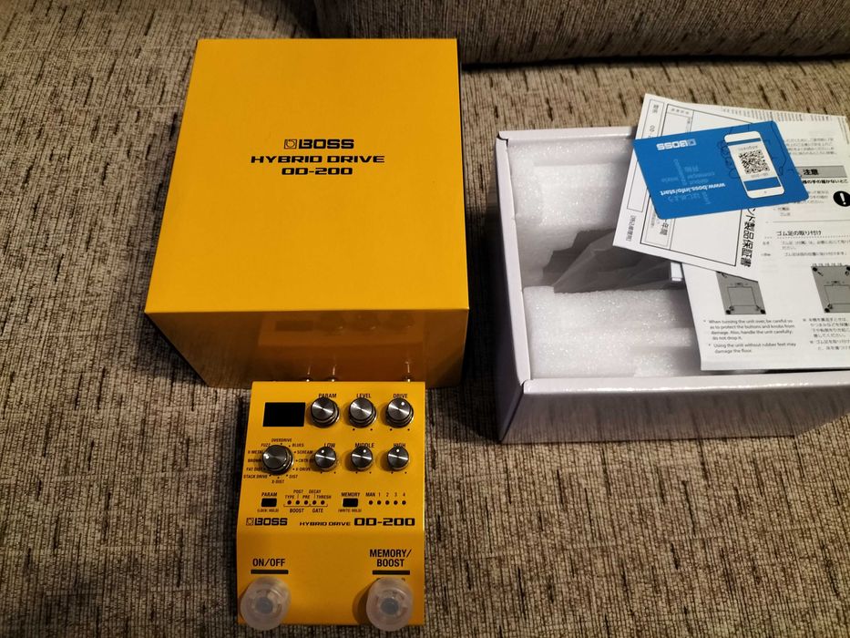 Boss OD-200 Hybrid Drive+Zasilacz.Gwarancja door-to-door do 11.10.2026