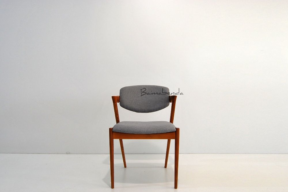 Conjunto de 6 cadeiras Kai Kristiansen modelo 42 Estilo nórdico