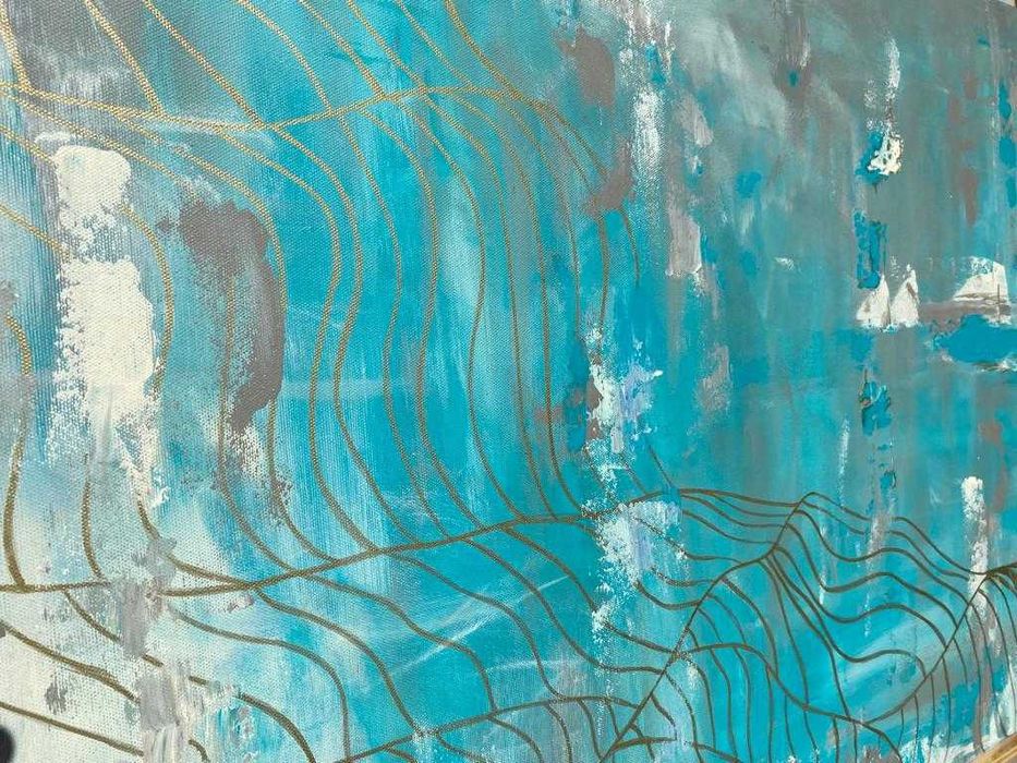 Vendo pintura feita à mão