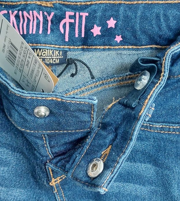 Штани Waikiki джинси дитячі для дівчинки, хлопчика на 3-4 роки