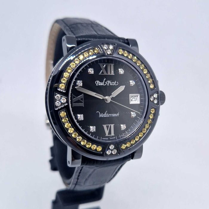 Paul Picot Mediterranee P4106N.20D12SJ40 Diamonds sapphires