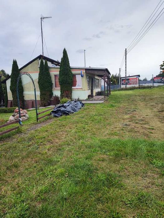 Plac + budynek gospodarczy drewniany do wynajęcia