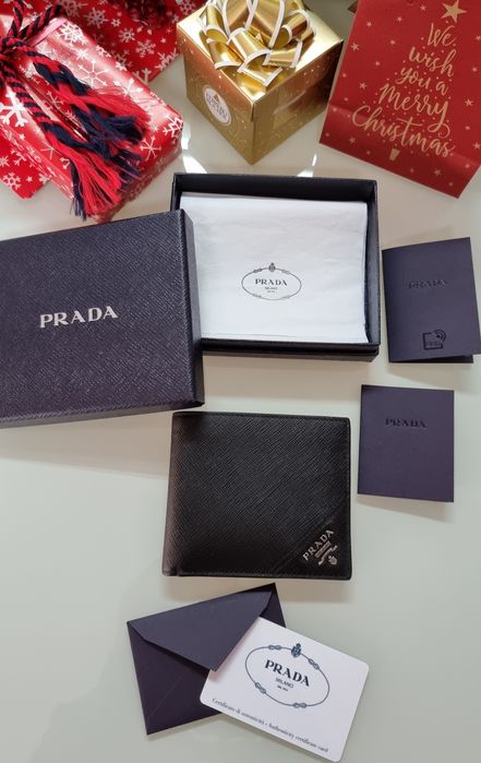 Carteira Prada Saffiano Leather – Original e Impecável