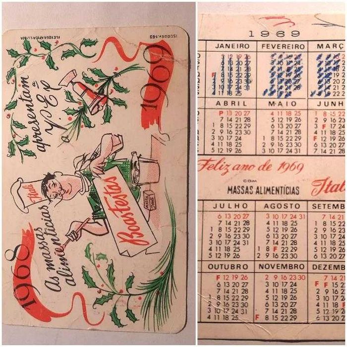 Calendários Antigos
