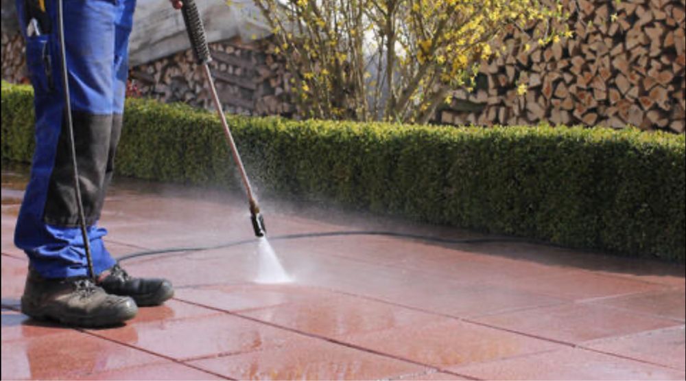 Чистка бруківки, миття, мийка бруківки, плитки, каменю