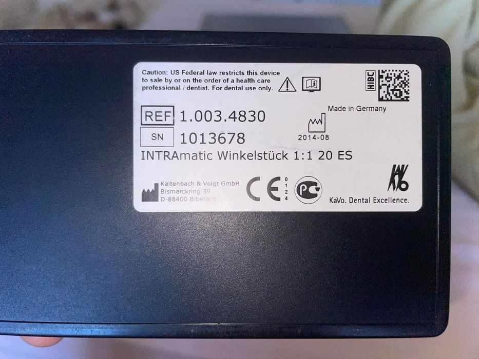 Turbina SMARTtorque LUX S619 L + Contra-ângulo INTRAmatic 20ES - KAVO