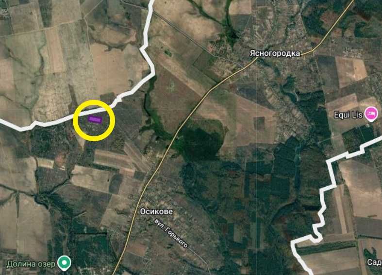 Ясногородка, Осиково Ділянка 2,8Га під житлову забудову!