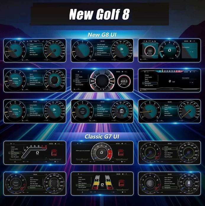 VIRTUAL COCKPIT licznik cyfrowy VW Passat B8 Golf 7 VII zegary AID Active Info Display 12.3 cala PL + MONTAŻ