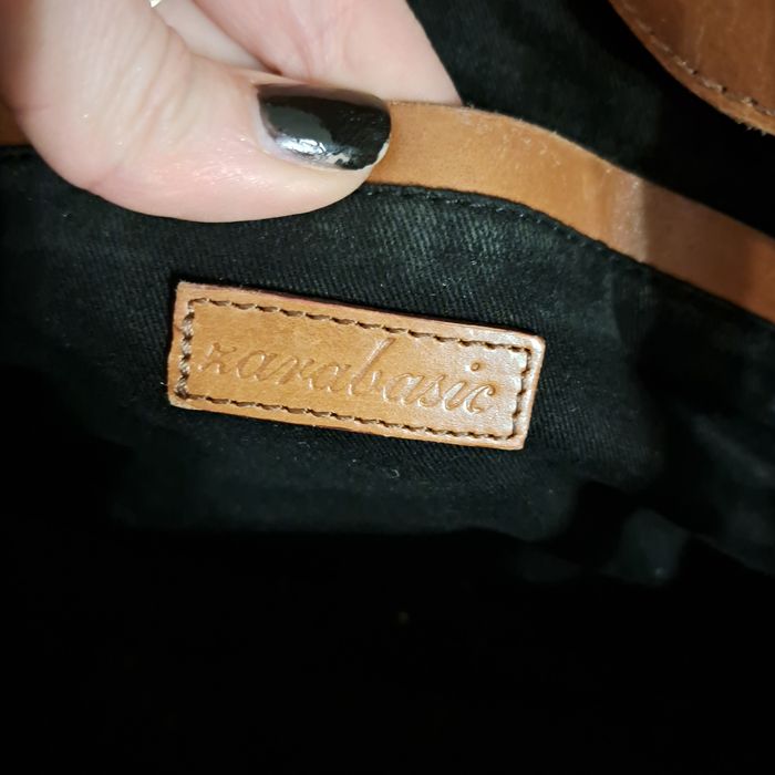 Skórzana torebka Zara