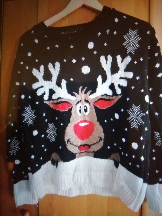 Sweter świąteczny. M