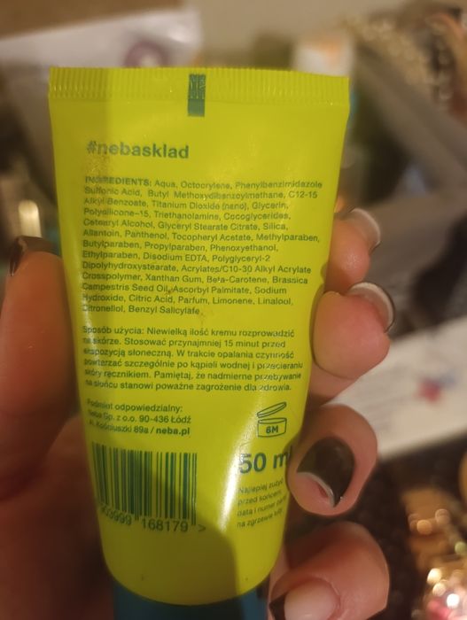 Neba ochrony krem na tatuaż 50ml spf 50