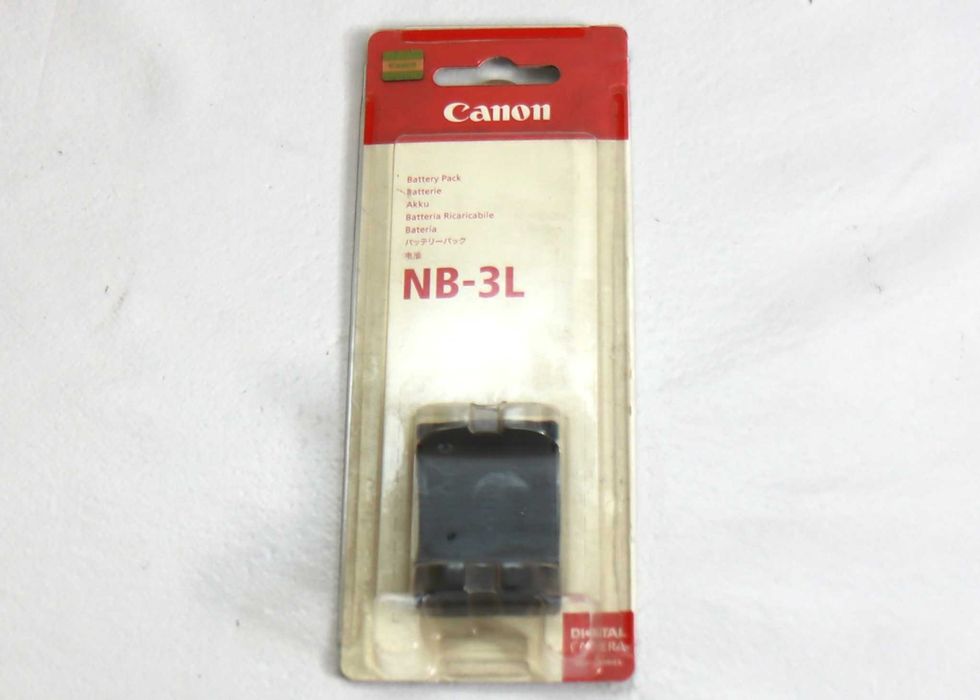 Bateria Canon NB-3L nova (selada)