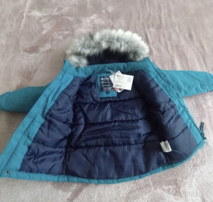 Нова дитяча лижна тепла куртка (парка) Mountain Warehous, 2-3 р.