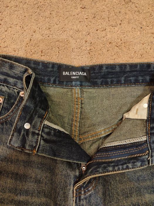 шорты Balenciaga Washed Green