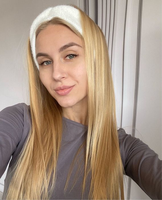 Пов‘язка ангора норка чалма на голову повязка