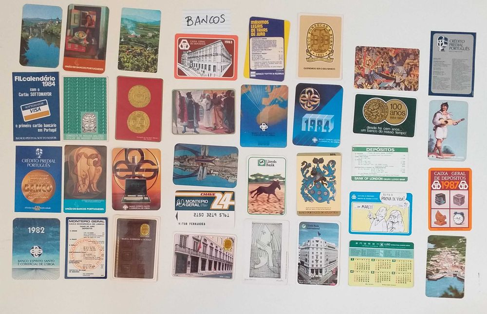 Calendários de bolso para coleccionadores