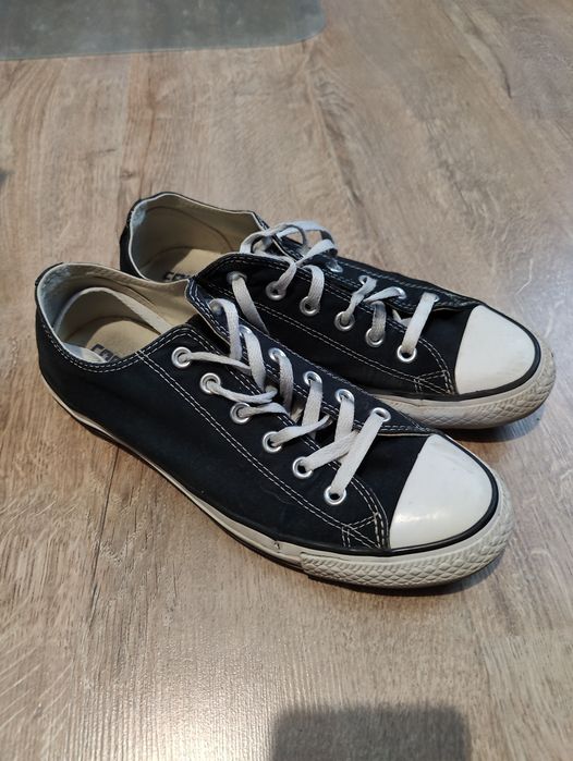 Czarne krótkie trampki Converse roz. 41