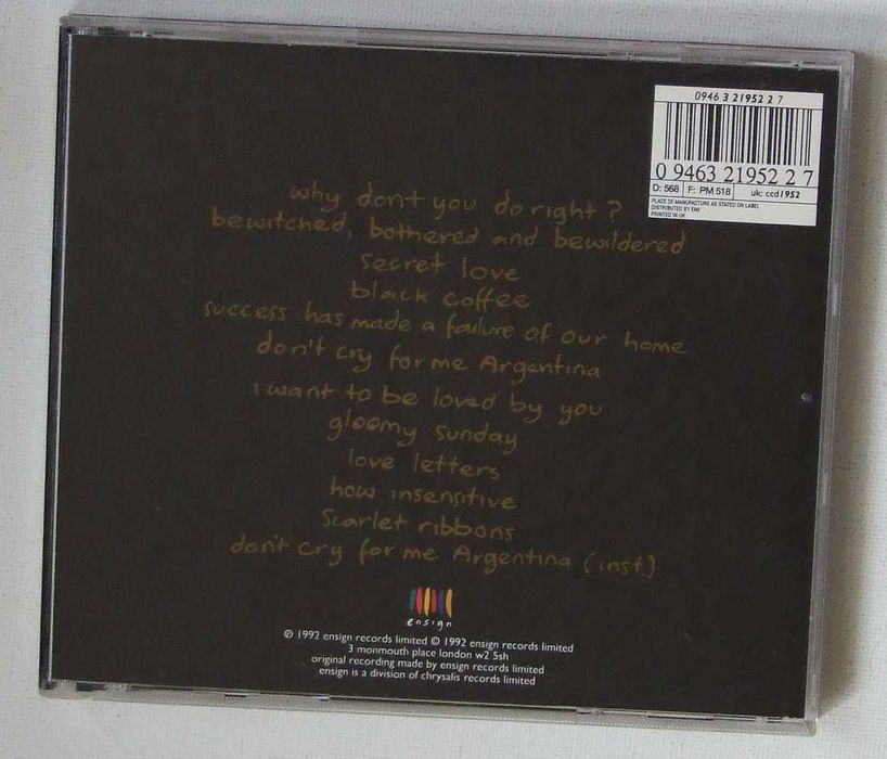 Sinéad O'Connor – Am I Not Your Girl?, CD