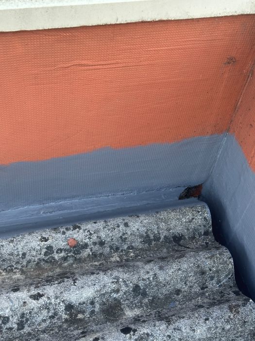 Aplicação tela líquida e asfáltica
