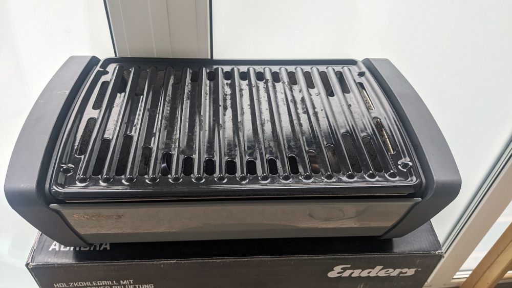 Бездымный угольный гриль Enders Aurora Grey