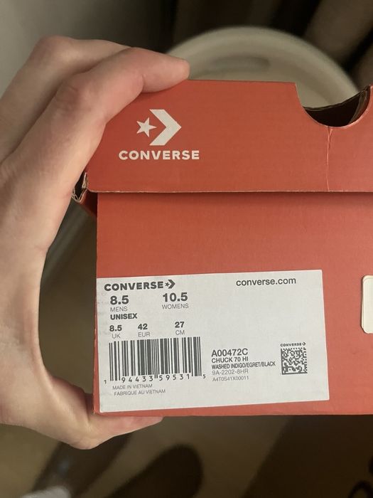Кеди чоловічі бренду converse 42 розмір