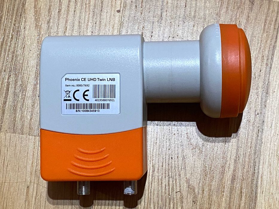 PHOENIX CE UHD Twin konwerter satelitarny 40mm KOD 0000/7692