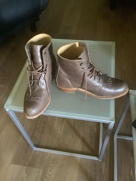 Botas de pele feito a mão 39