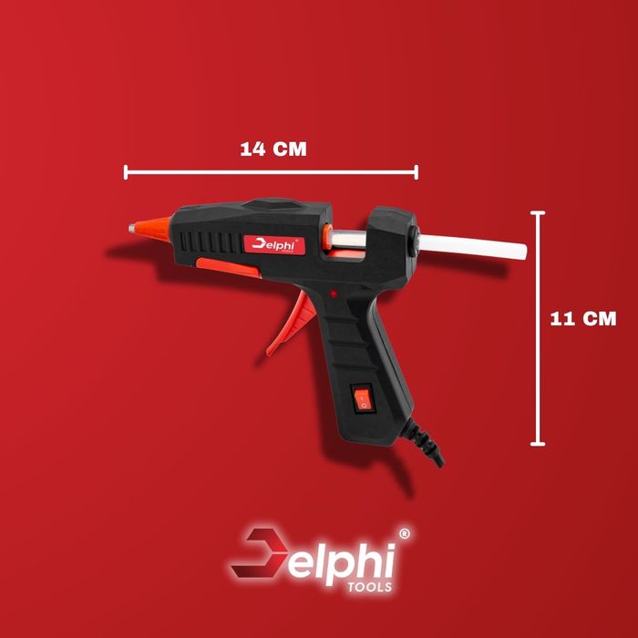 Pistolet Do Kleju Na Gorąco Do Klejenia 100w 60x Wkłady 7mm Mocny