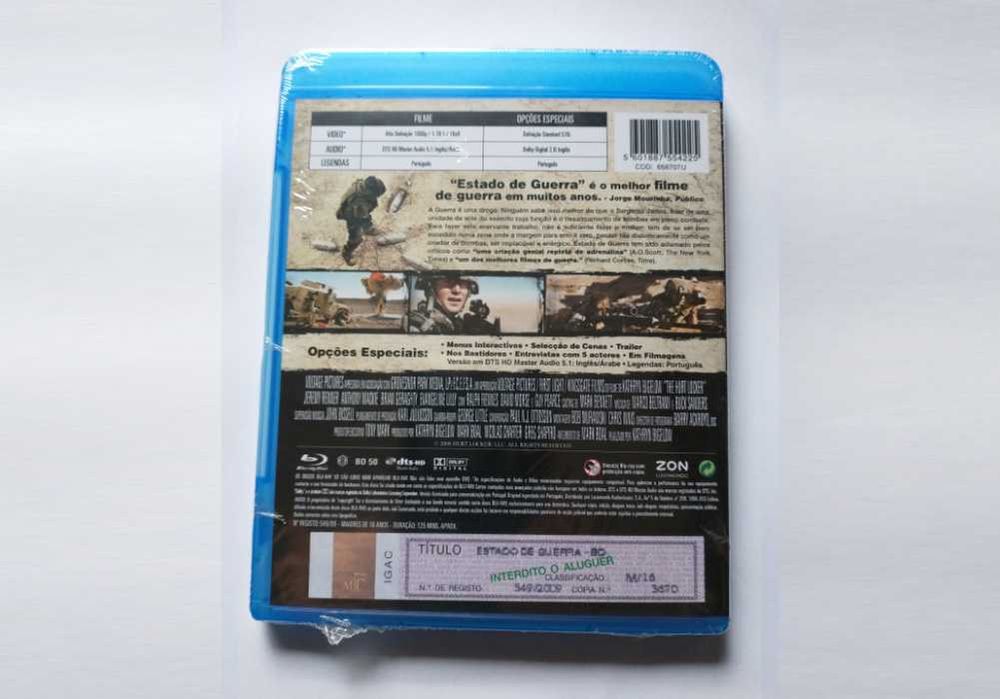 The Hurt Locker: Estado de Guerra Blu-ray (Novo e Selado)
